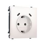 MS210510 Комплект механизма электрической розетки SIGMA Жемчуг 2USB С+C 20W (быст. зар.) с/з с/ш 16A-250V QUANT PRO (SP2105, PR165)