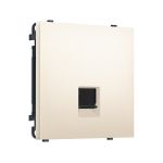 MS252030 Комплект механизма телефонной розетки SIGMA Жемчужно-кремовый RJ-11 (4P4C) с/ш QUANT PRO (SP2520, PR190)