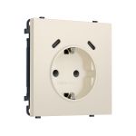 MS330510 Комплект механизма электрической розетки SIGMA Бежевый матовый 2USB С+C 20W (быст. зар.) с/з с/ш 16A-250V QUANT PRO (SP3305, PR165)