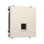 MS332005 Комплект механизма компьютерной розетки SIGMA Бежевый матовый RJ-45 экранированной с/ш QUANT PRO (SP3320, PR185)