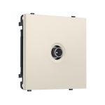 MS333030 Комплект механизма TV розетки проходной SIGMA Бежевый матовый 5-1000 MHz 4dB QUANT PRO (SP3330, PR211)