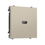 MS354030 Комплект механизма розетки HDMI 2.1 SIGMA Кашемир 30V/900MS 4K-120HZ 8K-60Hz QUANT PRO (SP3540, PR223)
