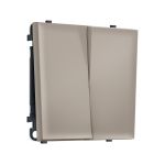 MS363010 Комплект механизма 2-кл выключателя SIGMA Серо-бежевый матовый 10A-250V QUANT PRO (SP3630, PR115)