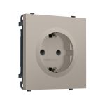MS367010 Комплект механизма электрической розетки SIGMA Серо-бежевый матовый 50Hz 2P+E с/з с/ш 16A-250V QUANT PRO (SP3670, PR141)