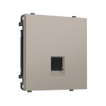 MS372005 Комплект механизма компьютерной розетки SIGMA Серо-бежевый матовый RJ-45 экранированной с/ш QUANT PRO (SP3720, PR185)