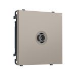 MS373030 Комплект механизма TV розетки проходной SIGMA Серо-бежевый матовый 5-1000 MHz 4dB QUANT PRO (SP3730, PR211)