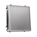 MS501050 Комплект механизма 1-кл выключателя с самовозвратом SIGMA Сталь матовый QUANT PRO (SP5010, PR113)