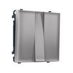 MS505010 Комплект механизма 3-кл выключателя SIGMA Сталь матовый 10A-250V QUANT PRO (SP5050, PR133)