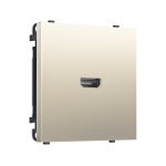 MS554030 Комплект механизма розетки HDMI 2.1 SIGMA Шёлк 30V/900MS 4K-120HZ 8K-60Hz QUANT PRO (SP5540, PR223)