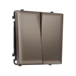 MS633010 Комплект механизма 2-кл выключателя SIGMA Темная бронза матовый 10A-250V QUANT PRO (SP6330, PR115)