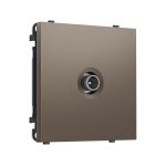 MS643030 Комплект механизма TV розетки проходной SIGMA Темная бронза матовый 5-1000 MHz 4dB QUANT PRO (SP6430, PR211)