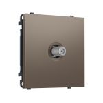 MS643050 Комплект механизма TV розетки SAT SIGMA Темная бронза матовый 5-2400MHz 3.5dB QUANT PRO (SP6430, PR215)