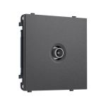 MS663010 Комплект механизма TV розетки оконечной SIGMA Антрацит серый 50-870 MHz 1dB QUANT PRO (SP6630, PR202)