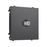 MS663050 Комплект механизма TV розетки SAT SIGMA Антрацит серый 5-2400MHz 3.5dB QUANT PRO (SP6630, PR215)