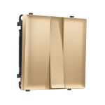 MS885010 Комплект механизма 3-кл выключателя SIGMA Золото Мягкое касание 10A-250V QUANT PRO (SP8850, PR133)