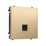 MS892030 Комплект механизма телефонной розетки SIGMA Золото Мягкое касание RJ-11 (4P4C) с/ш QUANT PRO (SP8920, PR190)