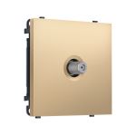 MS893050 Комплект механизма TV розетки SAT SIGMA Золото Мягкое касание 5-2400MHz 3.5dB QUANT PRO (SP8930, PR215)