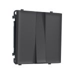 MS905010 Комплект механизма 3-кл выключателя SIGMA Графит Мягкое касание 10A-250V QUANT PRO (SP9050, PR133)