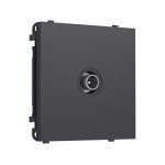 MS913030 Комплект механизма TV розетки проходной SIGMA Графит Мягкое касание 5-1000 MHz 4dB QUANT PRO (SP9130, PR211)