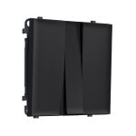 MS985010 Комплект механизма 3-кл выключателя SIGMA Черный Мягкое касание 10A-250V QUANT PRO (SP9850, PR133)