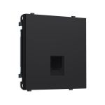 MS992030 Комплект механизма телефонной розетки SIGMA Черный Мягкое касание RJ-11 (4P4C) с/ш QUANT PRO (SP9920, PR190)