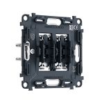 PR120 Механизм 2-клавишного проходного выключателя 10A-250V QUANT PRO