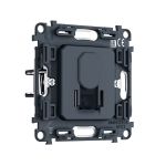PR190 Механизм телефонной розетки RJ-11 (4P4C) с автоматической защитной шторкой QUANT PRO