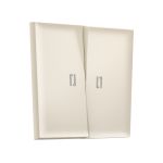 SP3240 Лицевая панель SIGMA (Бежевый матовый) для 2-кл выключателей с подсветкой QUANT PRO