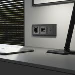 Накладка для розетки USB черный W1279508