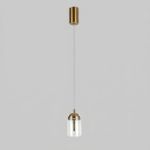 Подвесной светодиодный светильник со стеклянным плафоном 201056/1 LED