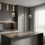 Подвесной светодиодный светильник со стеклянным плафоном 201056/1 LED