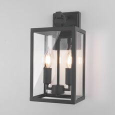 Уличный настенный светильник Elektrostandard Candle D 35150/D темно-серый
