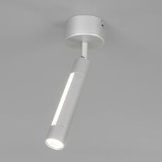 Настенно-потолочный светодиодный светильник Eurosvet 20084/1 LED серебро 7W 4690389149672