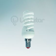 Лампа Lightstar энергосберегающая люминесцентная под цоколь E14 13W 220V, теплый свет, 927142