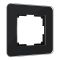 Рамка на 1 пост Elite (черный, стекло) W0012448