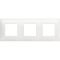 R4802M3RW Bticino CLASSIA рамка три поста белая