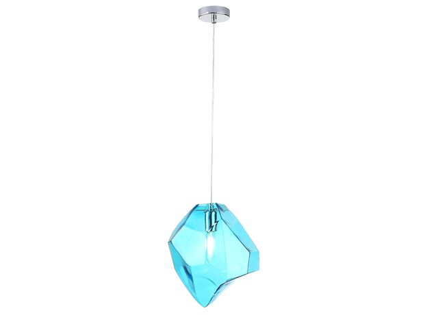 Подвесные светильники Crystal Lux NUESTRO SP1 CHROME/BLUE NINA
