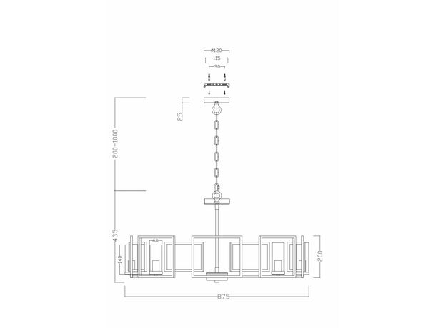 Люстры Maytoni H009PL-08G Bowi