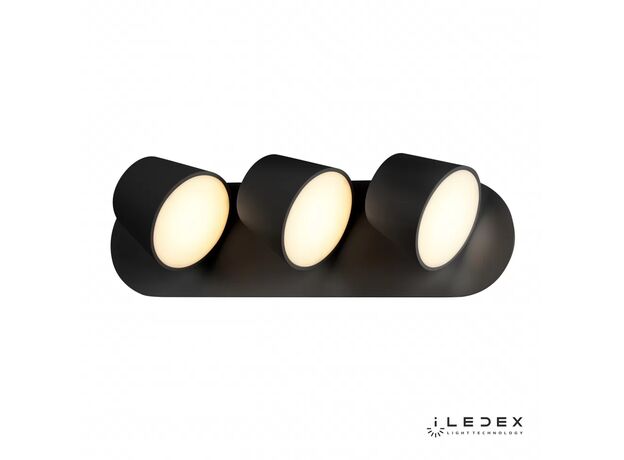Настенные светильники iLedex W1118-3AS BK Flexin