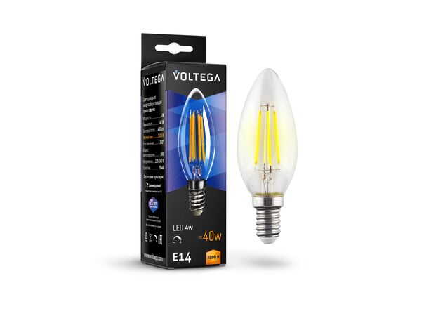 Лампочки Voltega 8460 Candle dim 5W