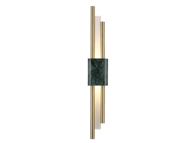 Настенные светильники Crystal Lux CARTA AP6W LED GREEN/BRASS CARTA