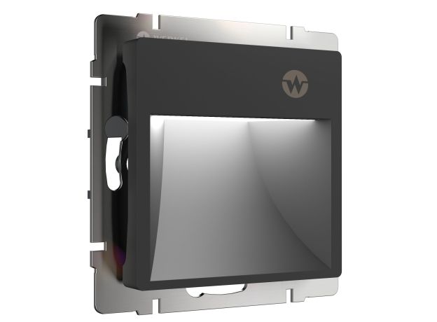 Встраиваемая LED подсветка три режима с датчиком движения (черный матовый) W1154608