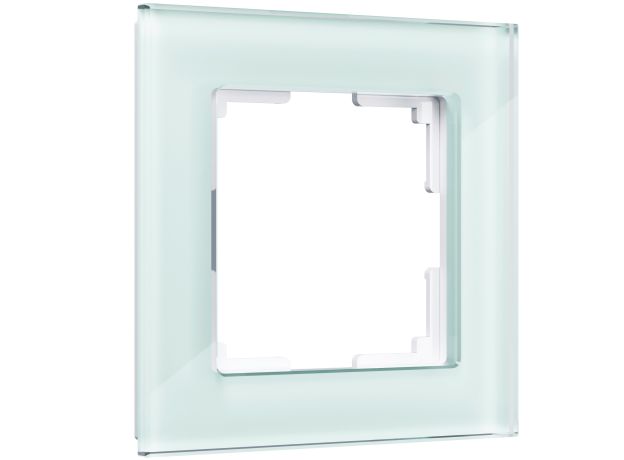WL01-Frame-01 Рамка на 1 пост (натуральное стекло,стекло)