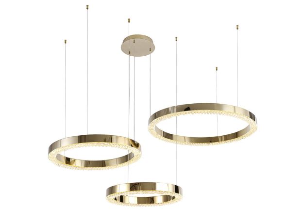 Люстры Crystal Lux SATURN SP120W LED GOLD SARAGOSA