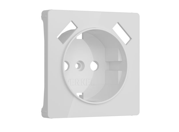 Накладка для розетки USB белый акрил W1179541