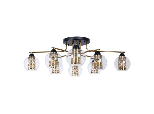 Потолочные светильники Arte Lamp A7045PL-8BK Manchester