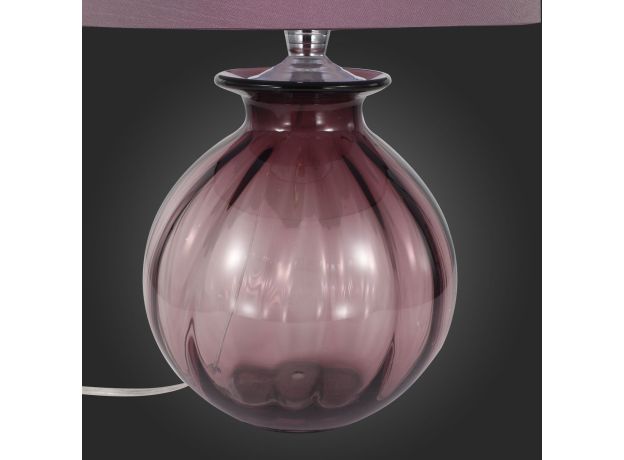 SL968.604.01 Прикроватная лампа ST-Luce Хром, Пурпурный/Пурпурный, Белый E27 1*60W (из 2-х коробок) AMPOLLA