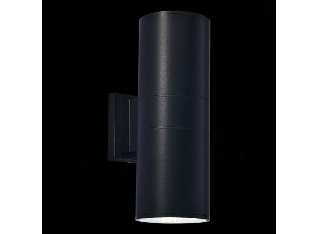 SL074.411.02 Светильник уличный настенный ST-Luce Черный/Черный LED 2*8W 4000K TUBO2