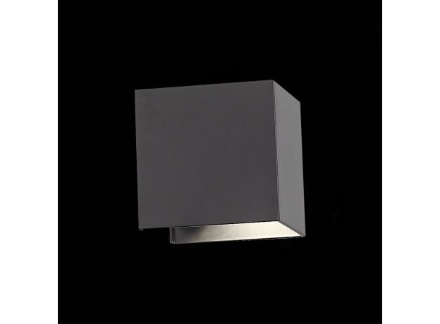 SL560.401.02 Светильник уличный настенный ST-Luce Черный/Черный LED 2*3W 4000K STAFFA