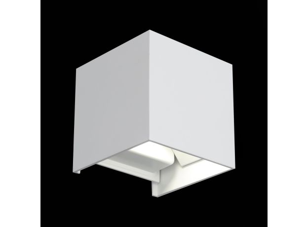 SL560.501.02 Светильник уличный настенный ST-Luce Белый/Белый LED 2*3W 4000K STAFFA